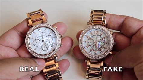 michael kors fake vs real watch|michael kors watch counterfeit.